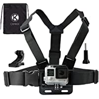 CamKix Arnes de Pecho Compatible con Maletin Ajustable Compatible con Hero 8 Black- 7- 6- 5- Black- Session- Hero 4…